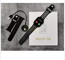 T55 Black Bluetooth Smart Watch-thumb2