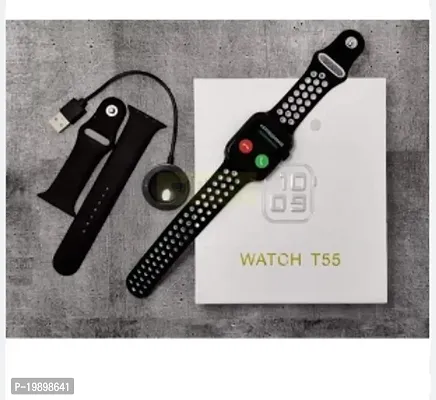 T55 Black Bluetooth Smart Watch-thumb3