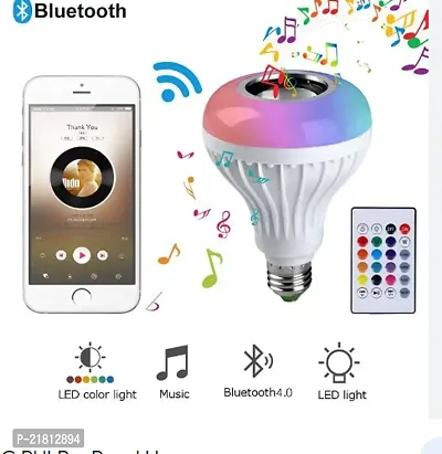 LED Bluetooth Music Bulb for Party, Festival, Birthday Celebration | Inbuilt Bluetooth Speaker Smart Bulb-thumb3