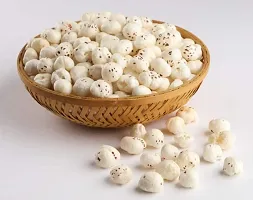 Fresh Premium Quality Phool Makhana Fox Nuts Lotus Seeds Pop Puffed Gorgon Nut-thumb2