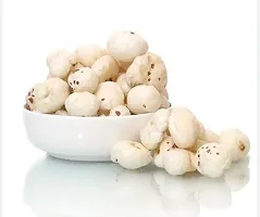 Fresh Premium Quality Phool Makhana Fox Nuts Lotus Seeds Pop Puffed Gorgon Nut-thumb1