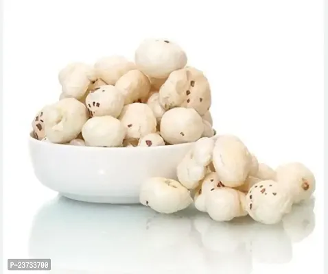 Fresh Premium Quality Phool Makhana Fox Nuts Lotus Seeds Pop Puffed Gorgon Nut-thumb2
