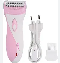 Kemei KM-3018 Rechargeable Lady Shaver Hair Remover-thumb1