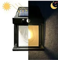 Solar Wall Lights Outdoor, Wireless Dusk to Dawn Porch Lights Fixture, Solar Wall Lantern with 3 Modes  Motion Sensor, Waterproof Exterior Lighting with Clear Panel for Entryway Front Door-thumb3