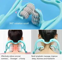 6 Wheel Dual Pressure Point Cervical Neck Massager-thumb1