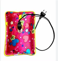 Electric Hot Water Bag Heating Bag Heat Pad Pouch for Full Body Pain Relief in Periods Cramps, Sport Injury, Back Pain (Multicolor Pack of 1)-thumb1