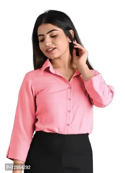 Women Solid Casual Shirt-thumb0