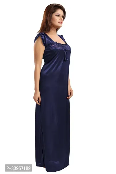 Stylish Stain Nighty For Women-thumb2