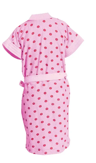 Be You Kids Polka Dots Bath Gown/Bathrobe for Girls Boys