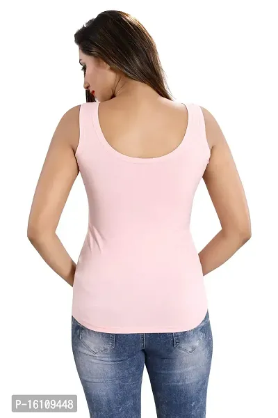 Be You Women Lycra Cotton Solid Tank Top - Size: M-XL-thumb5