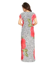 Be You Serena Satin Floral Night Gown-thumb3