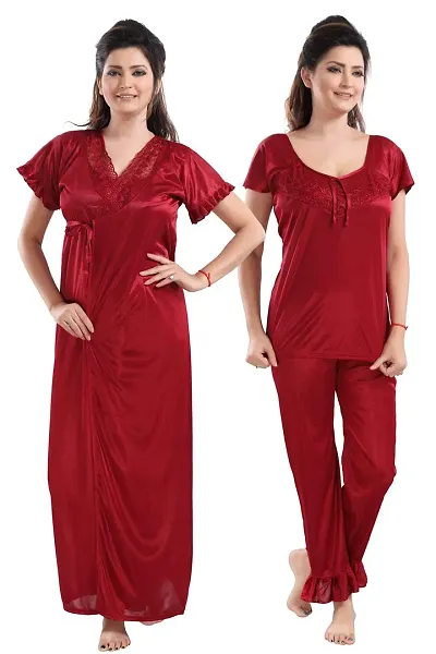 New In satin nightwear sets Women's Nightwear 