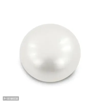 Be You 2.65 cts(2.91 ratti) White Color Plain Round Shape Natural Chinese Shell Pearl (Moti)