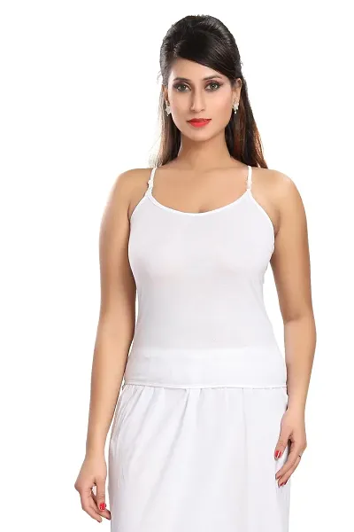 Be You Women Hoisery Cotton Solid Camisole Vest/Slip - Size: M-XL