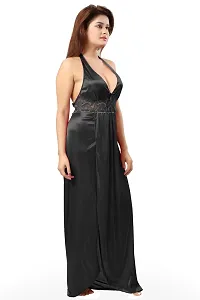 Stylish Satin Nighty for Women-thumb2