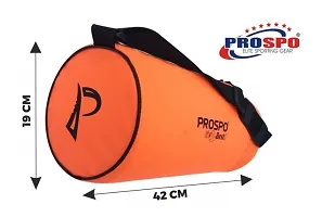 Prospo Small Duffel Bag Lightweight Gym Bag Weekend Bag Travel Luggage Tote Bag for Women Men Hand Pack for Sport Outdoors (Orange)-thumb1