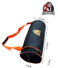 Gymaholic Gym Bag, Bag, Carry Bag, Travel Bag, Exercise Bag, Utility Bag (Orange, 7 Inch)-thumb1