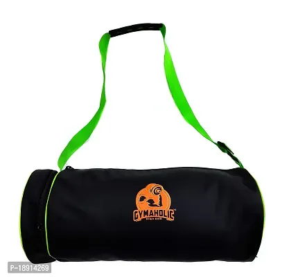 Gymaholic Gym Bag, Bag, Carry Bag, Travel Bag, Exercise Bag, Utility Bag (NEON, 7 Inch)