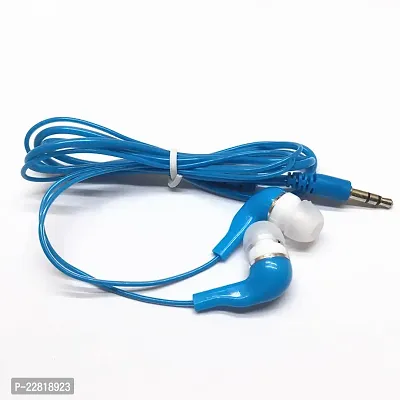 Blue In Ear Wired Earphones with Mic