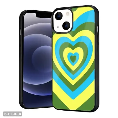 VED Designer Printed Glass Case Cover For Apple iPhone 12/12 Pro |Cute Abstract Painting Art Design Soft TPU Back Cover for Apple iPhone 12/12 Pro