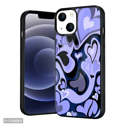 VED Designer Printed Glass Case Cover For Apple iPhone 12/12 Pro |Cute Abstract Painting Art Design Soft TPU Back Cover for Apple iPhone 12/12 Pro