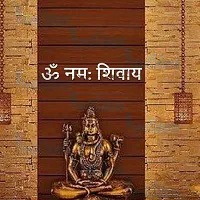 Designer Om Namah Shivay Silver Acrylic Mirror Wall Stickers-thumb2