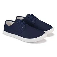 Stylish Sports Shoes For Men Walking , Sneakers ,Loafers, Canvas casual shoes for Men Pack of 2-thumb1