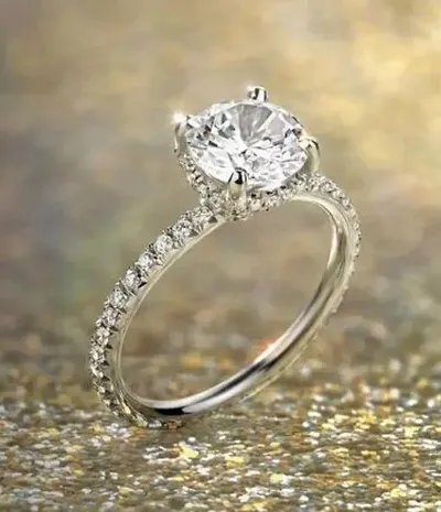 Reliable Alloy Diamond Rings For Women