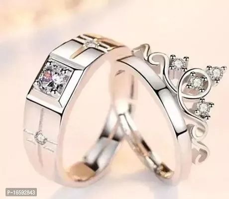 Reliable Silver Alloy Diamond Rings For Women-thumb0
