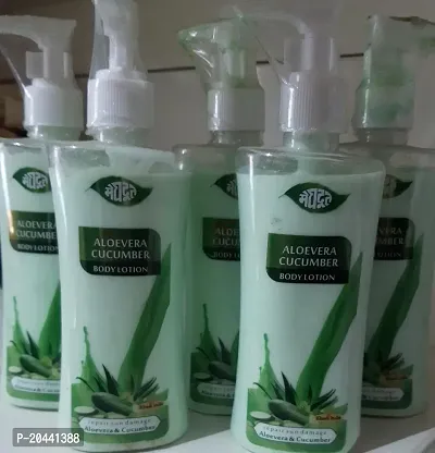 Herbal Aloevera Cucumber Body Lotion ( pack of 5 pcs ) x 200 ml