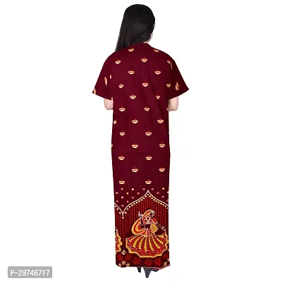 Fabulous Cotton Blend Printed Nighty For Women-thumb2