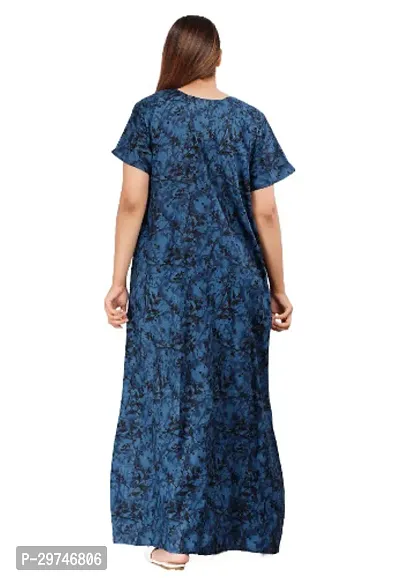 Fabulous Cotton Blend Printed Nighty For Women-thumb3