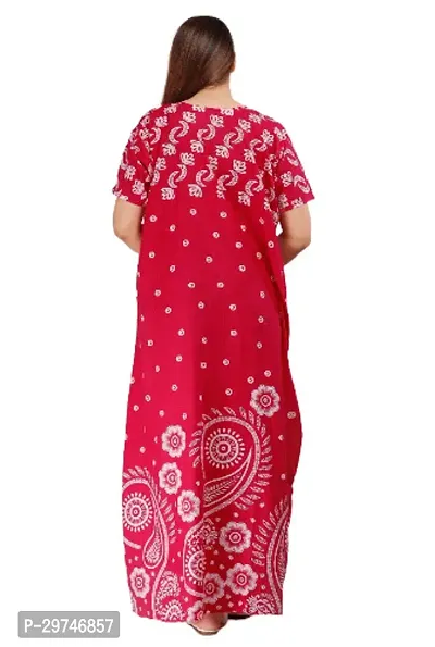 Fabulous Cotton Blend Printed Nighty For Women-thumb4