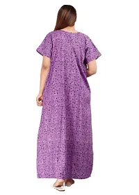 Fabulous Cotton Blend Printed Nighty For Women-thumb2