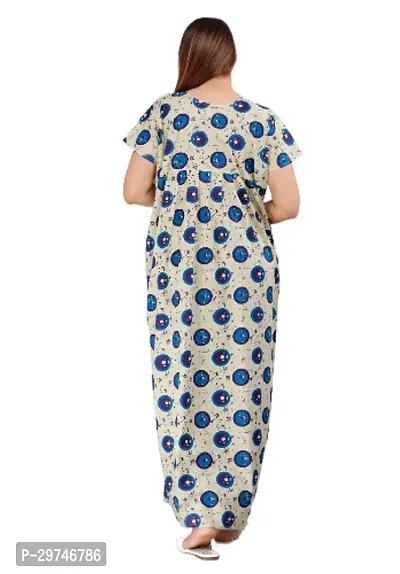 Fabulous Cotton Blend Printed Nighty For Women-thumb3