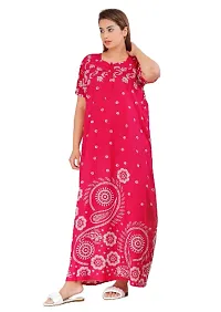 Fabulous Cotton Blend Printed Nighty For Women-thumb2