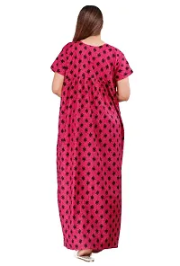 Fabulous Cotton Blend Printed Nighty For Women-thumb2