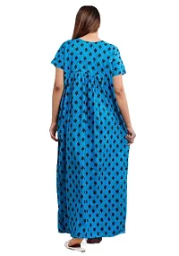 Fabulous Cotton Blend Printed Nighty For Women-thumb2