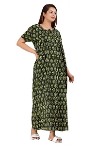 Fabulous Cotton Blend Printed Nighty For Women-thumb1