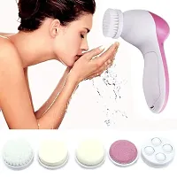 5 in 1 Face Facial massage Machine care  cleansing Cleanser, Facial Massager Machine for Face, Beauty Massager (Multi Color)-thumb2