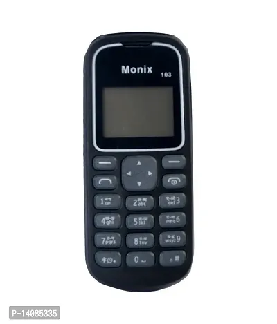 Monix 103 Feature Phone -Black, Pack Of 2-thumb0