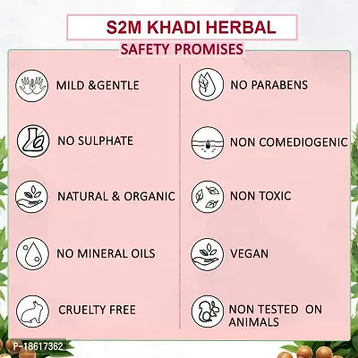 S2M Khadi Herbal Ayurvedic Hair Care Kit -Aloevera Shampoo + Amla Bhringraj Hair oil + Green Tea  Aloevera Conditioner 210 ml each-thumb2