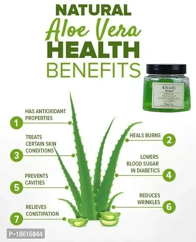 Khadi Aloe Vera Gel (200 Gram) With Goodness Of Real Aloe Vera Plant.-thumb3