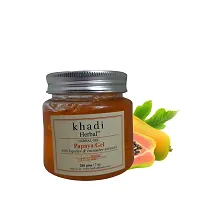 Khadi Herbal Papaya Moisturizing Gel for Face with Liquorice and Cucumber extract | For Skin Moisturising and Anti-Pigmentation | Suitable for All Skin Types | Pack of 1 (200g)-thumb2