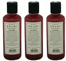 KHADI Hair Herbal Shampoo Sat Ritha Combo Pack of 3-thumb1