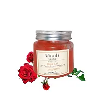 Khadi Herbal Rose Moisturizing Gel for Face  Skin enriched with Aloevera, Liqorice  Cucumber Extract | Pure Herbal  Natural Face Gel for Skin Hydration | Pack of 1 (200gm)-thumb1