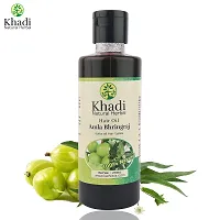 Herbal Khadi Natural Amla  Bhringraj Hair Oil, 420 ml-thumb2