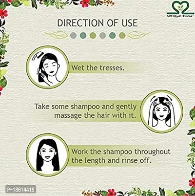 Khadi Herbal Neem  Aloevera Shampoo - 210ml ( Pack of 4 )-thumb3