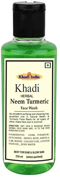 Khadi Shivalik Neem Turmeric Face Wash 630ml-thumb1