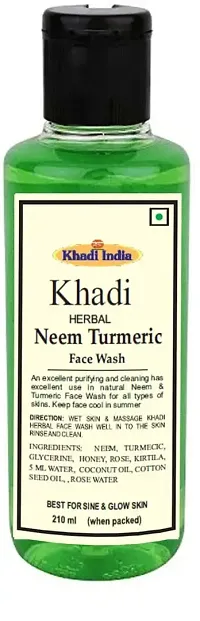 Khadi Shivalik Neem Turmeric Face Wash 630ml-thumb2